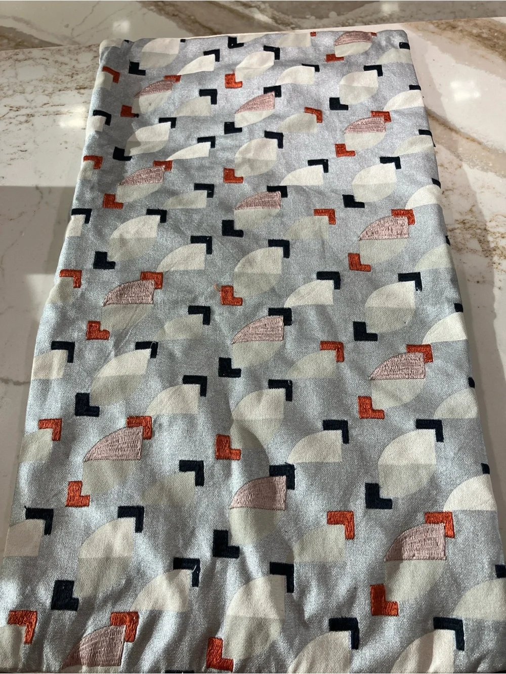 West Elm Ellipise Tile Lumbar Pillow Cover 21” by 11 1/2”